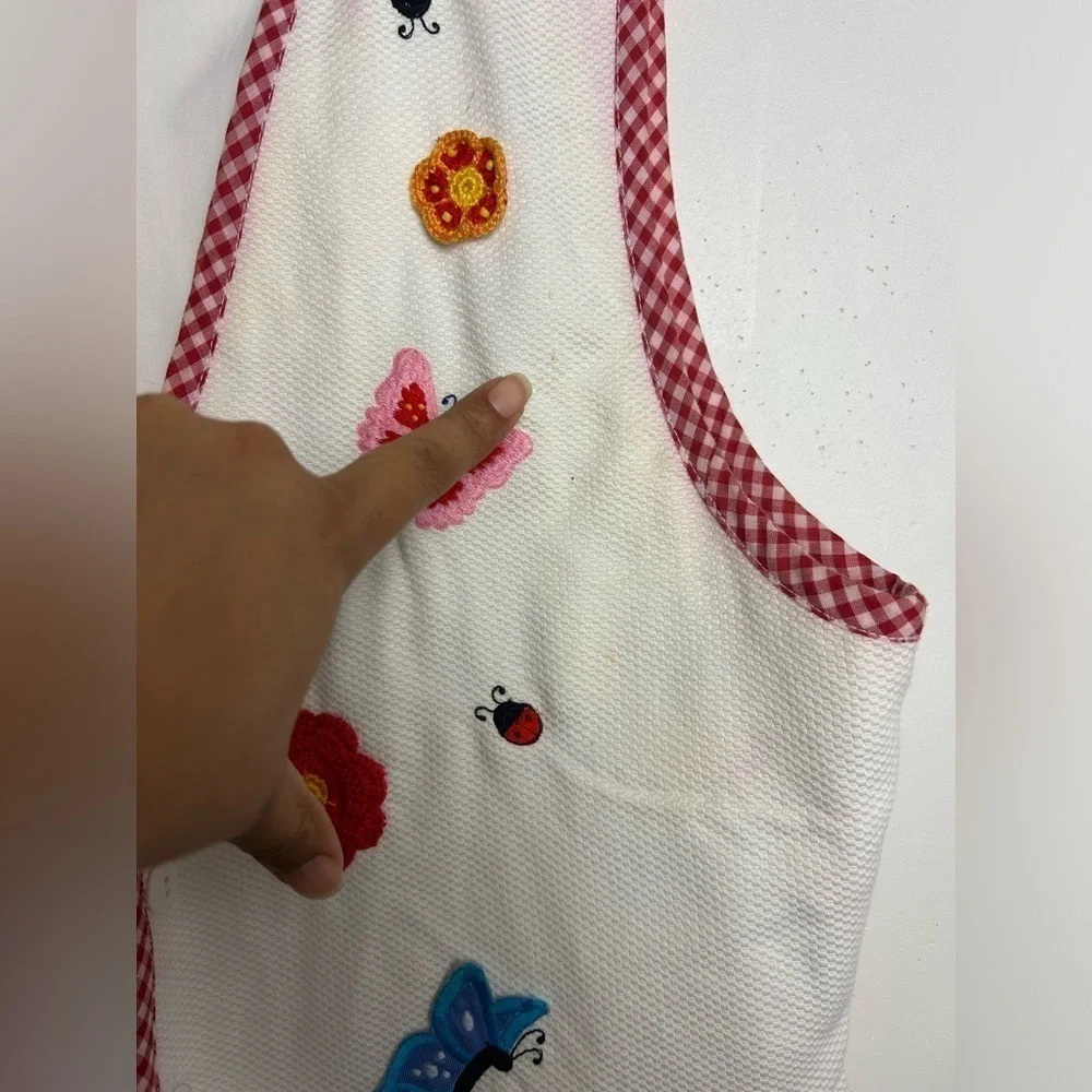 Eagle’s‎ Eye Collection VTG  Fairy Y2K  Lady Bug Embroidery Grandmacore Vest M